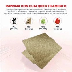 Cama Magnética Pei Panda X1 / P1 / A1 Series | DroPix 3D