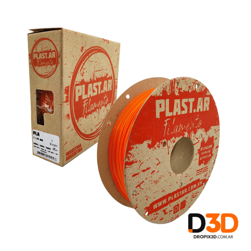 Filamento PLA PlasTar 1kg  Argentina | Calidad Premium DroPix 3D
