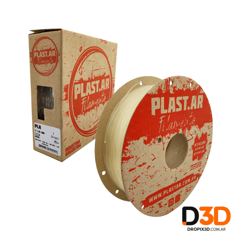 Filamento PLA PlasTar 1kg  Argentina | Calidad Premium DroPix 3D
