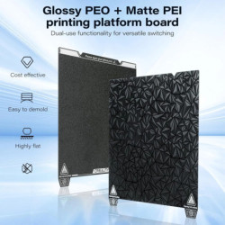 Cama Fleje Magnetico Rombo Carbono + Satinado Rugoso Creality Ender 3
