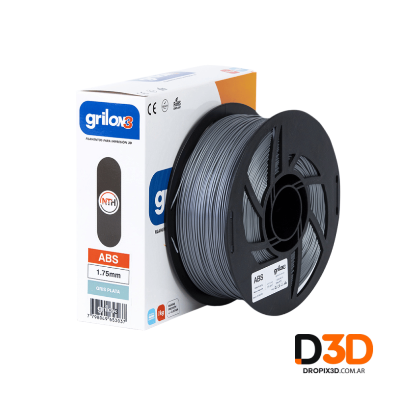 Filamento ABS Grilon3 1kg Argentina | Alta Resistencia DroPix 3D