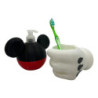 Kit Baño Mickey Porta Cepillo con Dispenser