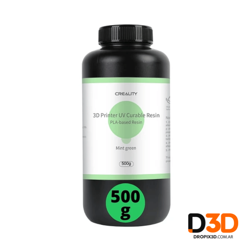 Resina Creality PLA 500g Botella Plástica | DroPix 3D Mar del Plata