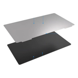 Cama Acero flexible con Magnetico Resina | DroPix 3D