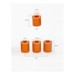 Kit x4 Resorte Silicona Cama | DroPix 3D