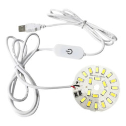 Luz Led Usb Blanco Calido 10w | DroPix 3D