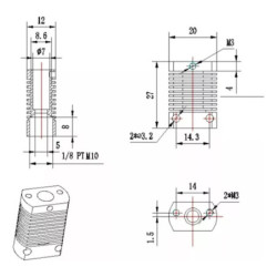 Disipador Creality Ender 3 | DroPix 3D