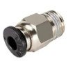 Acople Neumatico Racor Pc4 M10 Pasante | DroPix 3D