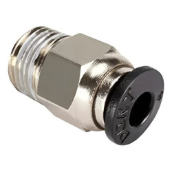 Acople Neumatico Racor Pc4 M10 Pasante | DroPix 3D