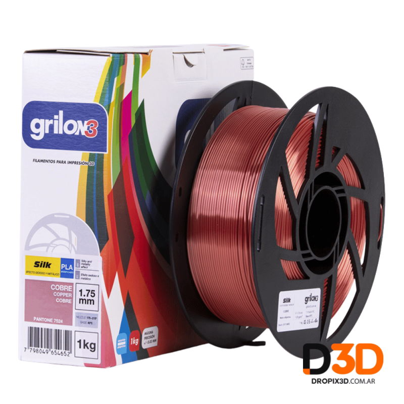 Filamento PLA Silk Grilon3 1kg | DroPix 3D Mar del Plata