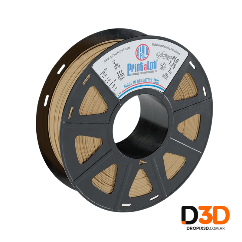 Filamento PLA Wood Printalot 1kg | DroPix 3D Mar del Plata