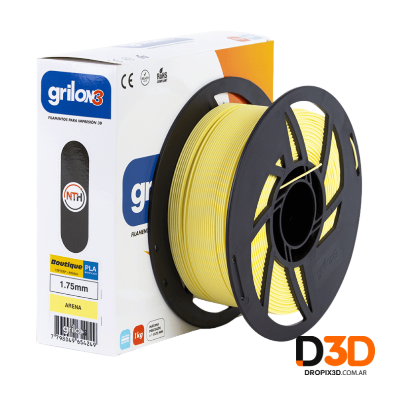 Filamento PLA Boutique Grilon3 1kg | Colores Premium y Excelente Calidad | DroPix 3D