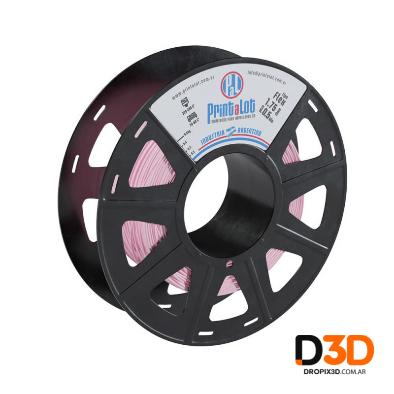 Filamento Flex Printalot 500g | Alta Elasticidad y Resistencia | DroPix 3D