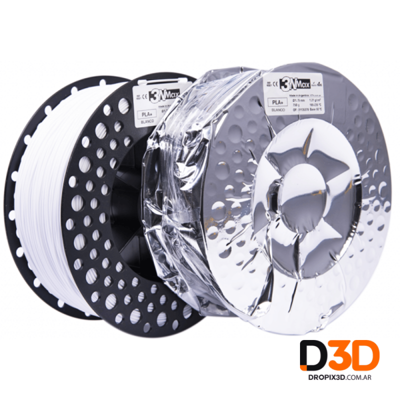 Filamento PLA+ 3NMax 1kg | Mayor Resistencia y Calidad | DroPix 3D Mar del Plata