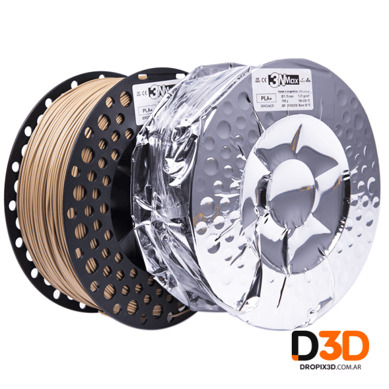 Filamento PLA+ 3NMax 1kg | Mayor Resistencia y Calidad | DroPix 3D Mar del Plata