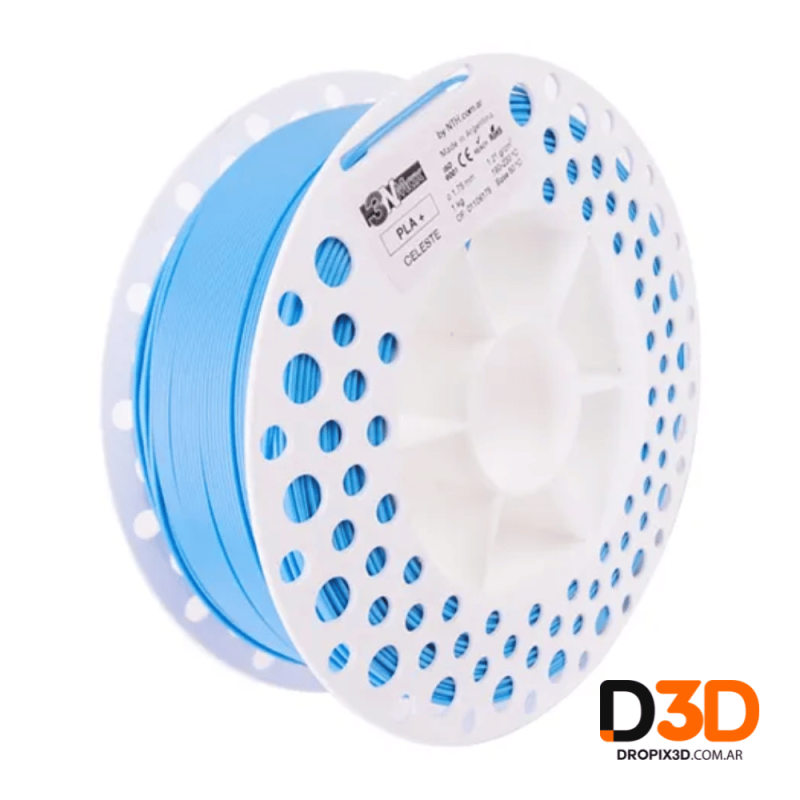 Filamento PLA+ 3NMax 1kg | Mayor Resistencia y Calidad | DroPix 3D Mar del Plata