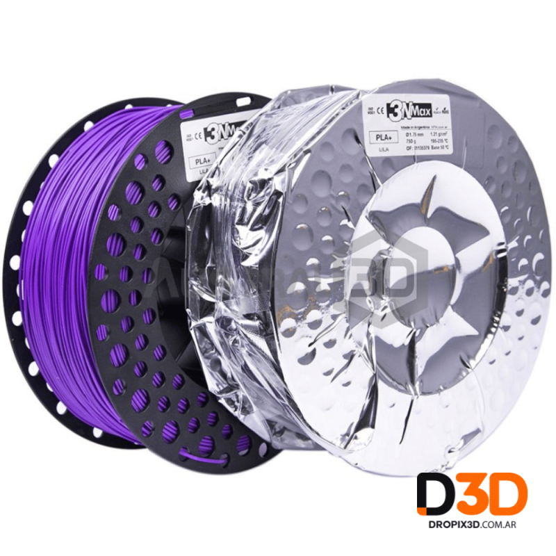 Filamento PLA+ 3NMax 1kg | Mayor Resistencia y Calidad | DroPix 3D Mar del Plata