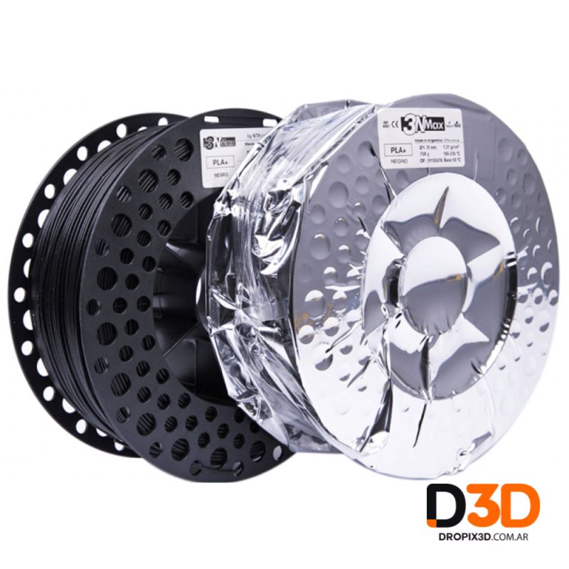 Filamento PLA+ 3NMax 1kg | Mayor Resistencia y Calidad | DroPix 3D Mar del Plata