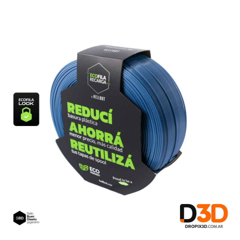 Filamento PLA Hellbot Lock 1kg | Precisión, Colores Vibrantes y Fácil Impresión