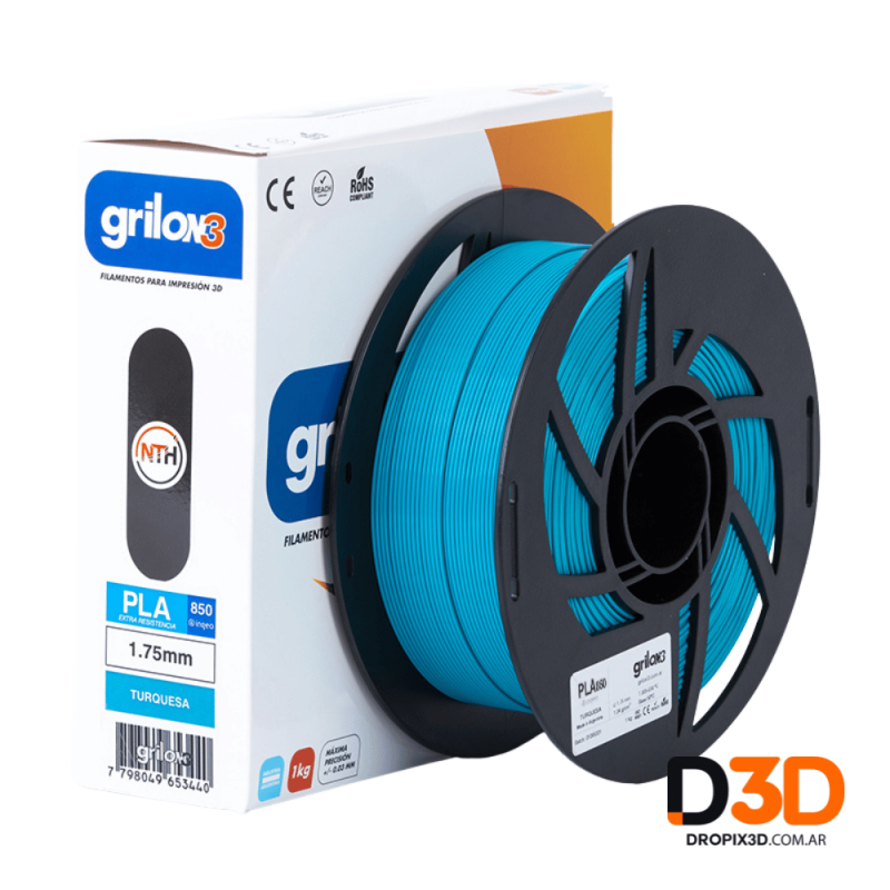 Filamento PLA+ 850 Grilon3 1kg 2,5kg | Mayor Resistencia y Precisión | DroPix 3D