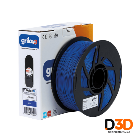 Filamento Nylon 12 Grilon3 1kg en Argentina | Flexible y Resistente | DroPix 3D