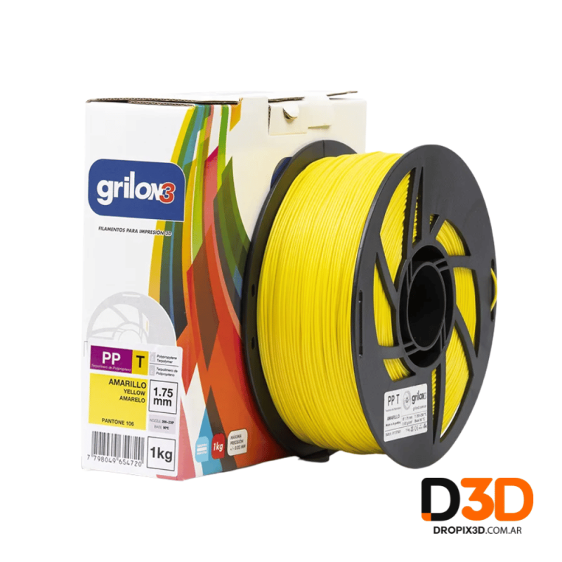 Filamento PP-T Grilon3 1kg | Técnico Alta Performance DroPix 3D