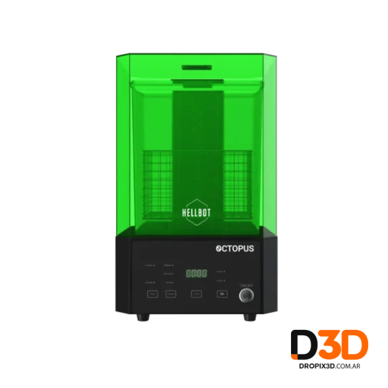 Curadora y Lavadora Hellbot Octopus Plus en Argentina | DroPix 3D Mar del Plata