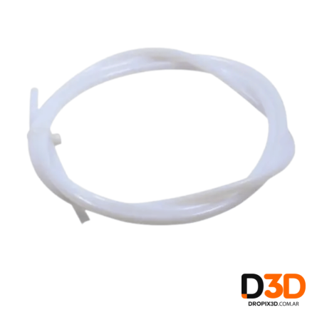 Tubo Teflón PTFE 4mm-2mm para Impresora 3D | DroPix 3D Mar del Plata