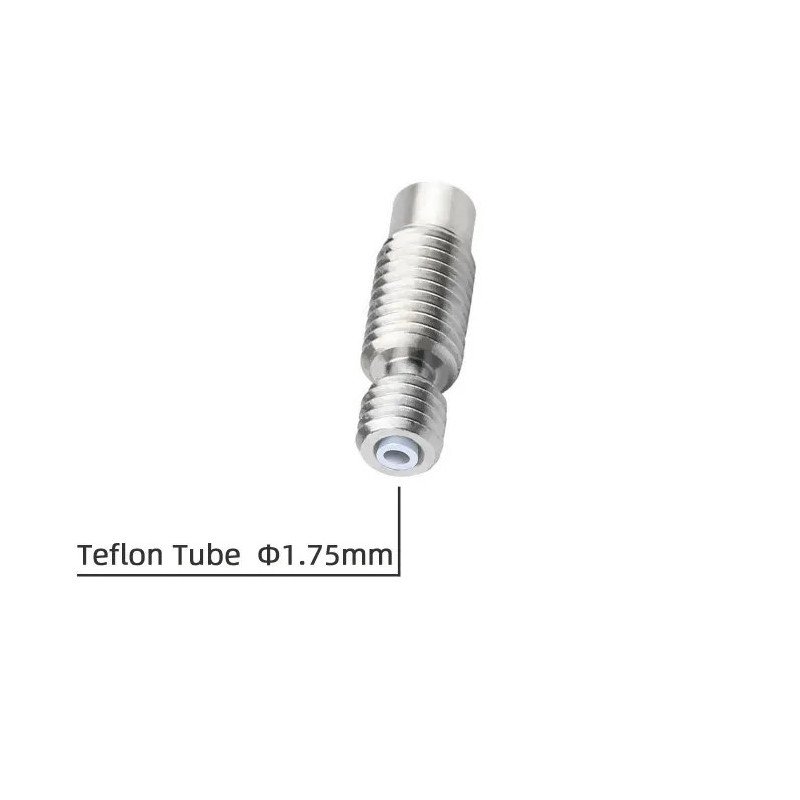 Teflón Interno Barrel V6 PTFE 2mm x 3mm | DroPix 3D Mar del Plata