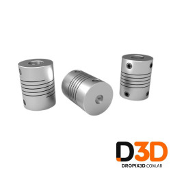 Acople Flexible 5mm x 8mm para Impresora 3D | DroPix 3D Mar del Plata