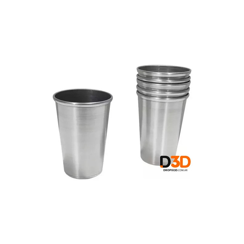 Vaso Aluminio Chop para Vaso Impresos en 3d