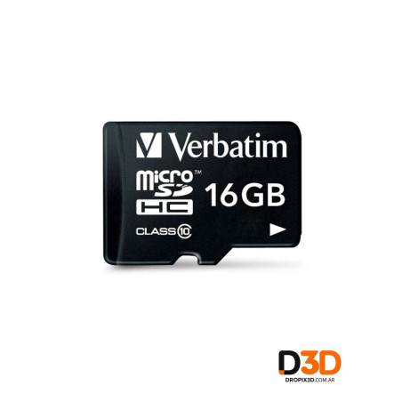 Memoria Micro SD 16GB para Impresoras 3D | Almacenamiento | DroPix 3D