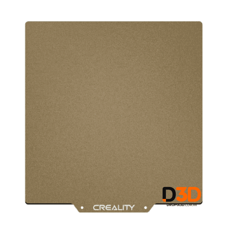 Cama Acero Ender 235×235 PEI Doble Satinado Rugoso | Alta Adhesión | DroPix 3D Mar del Plata