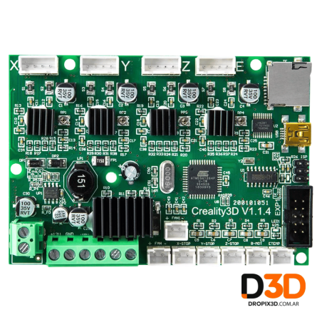 Placa Creality V1.1.4 | Controladora Silenciosa Original | DroPix 3D Mar del Plata