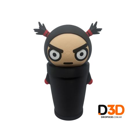 Vaso Garu | Diseño Original del Personaje de Pucca