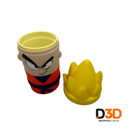 Vaso Goku Impreso en 3D | Fan Art Único de Dragon Ball
