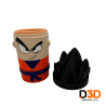 Vaso Goku Impreso en 3D | Fan Art Único de Dragon Ball
