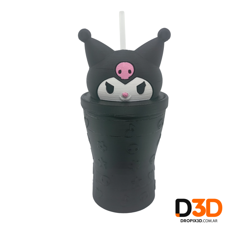 Vaso Kuromi Impreso en 3D | Estilo Kawaii y Personalizado