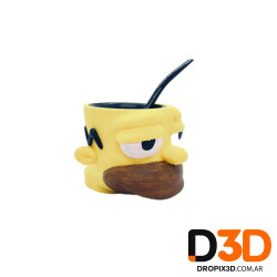 Mate Homero Los Simpson