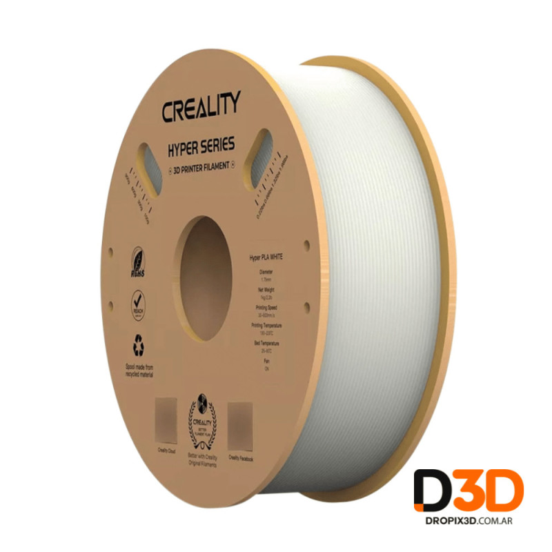 Filamento PLA Hyper Creality 1Kg | Alta Velocidad 1,75mm – DroPix 3D
