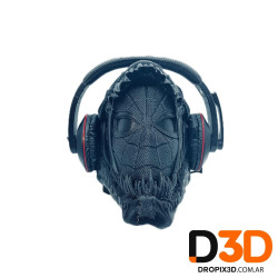 Soporte Auriculares Spiderman Venom