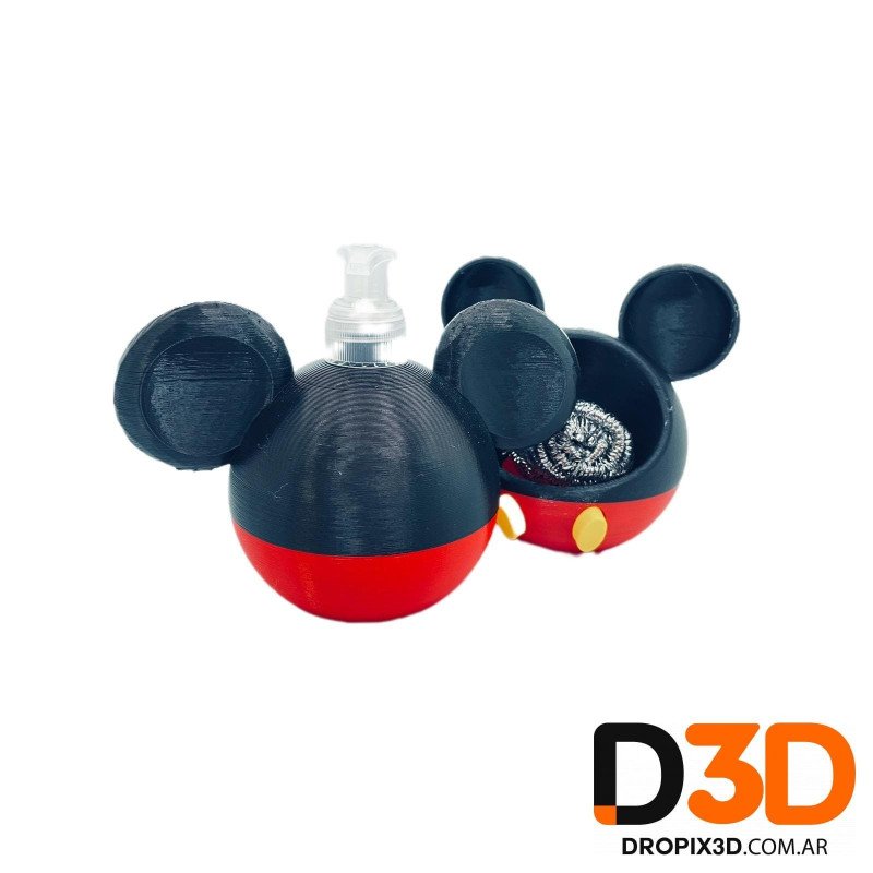 Kit Cocina Mickey Dispenser con Porta Virulana