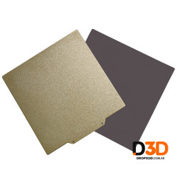 Cama Acero Ender 235×235 PEI Doble Satinado Rugoso | Alta Adhesión | DroPix 3D Mar del Plata