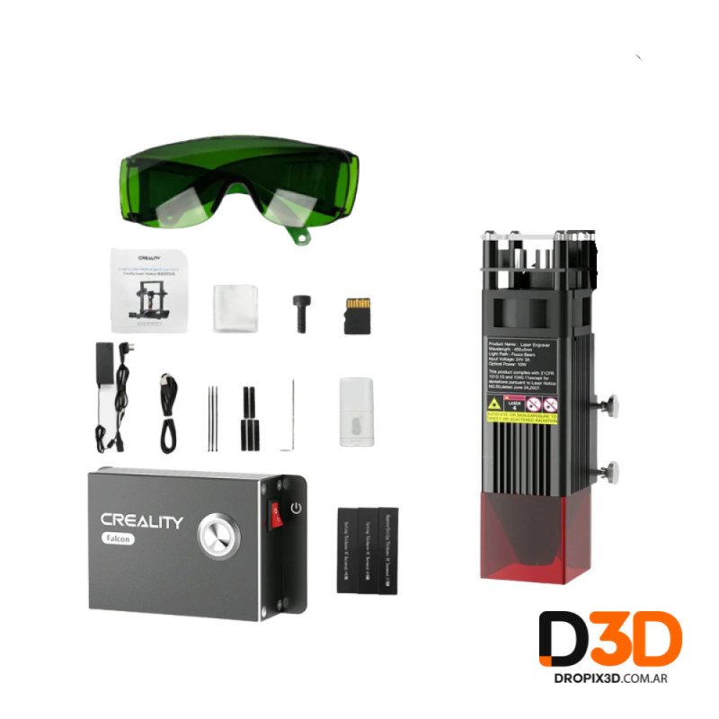 Kit Láser Creality Falcon 10W | Grabado y Corte de Alta Precisión | DroPix 3D