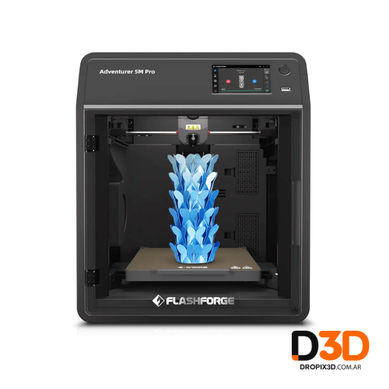 Flashforge Adventure 5M Pro | Rápida, Silenciosa Armada DroPix 3D