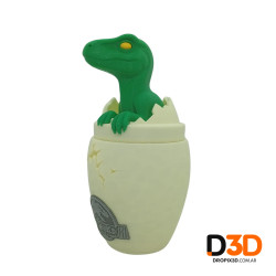 Vaso Huevo Dinosaurio