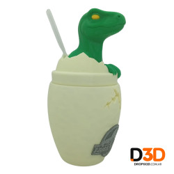 Vaso Huevo Dinosaurio