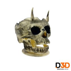 Cenicero Calavera Colmillos