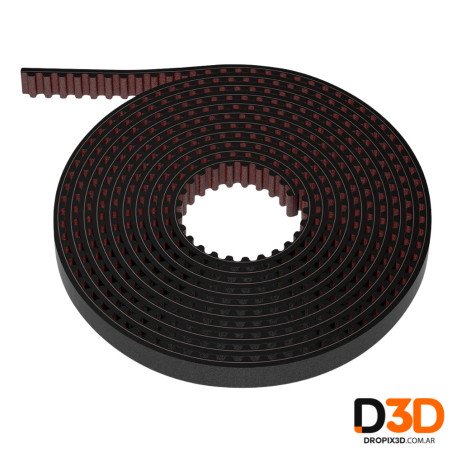 Correa 2GT 6mm para Impresora 3D | DroPix 3D Mar del Plata