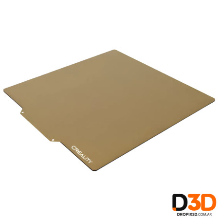 Cama Fleje Doble PEI Rugoso 235x235mm Acero | Símil Creality / Elegoo | DroPix 3D Mar del Plata